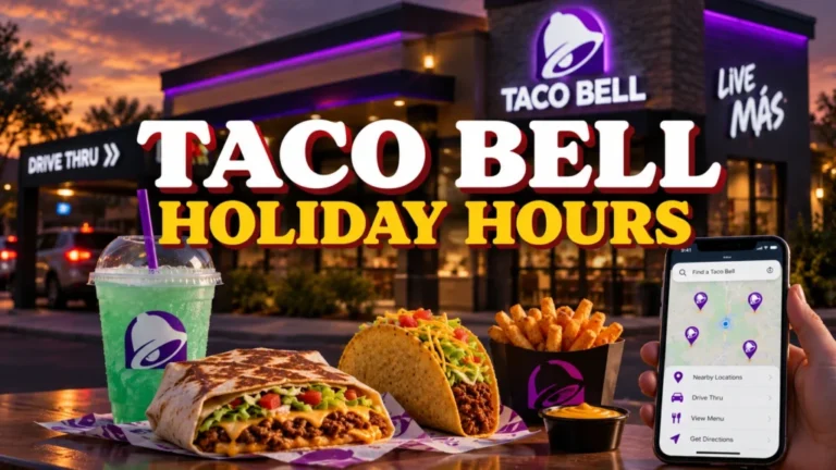 Taco Bell Holiday Hours 2026